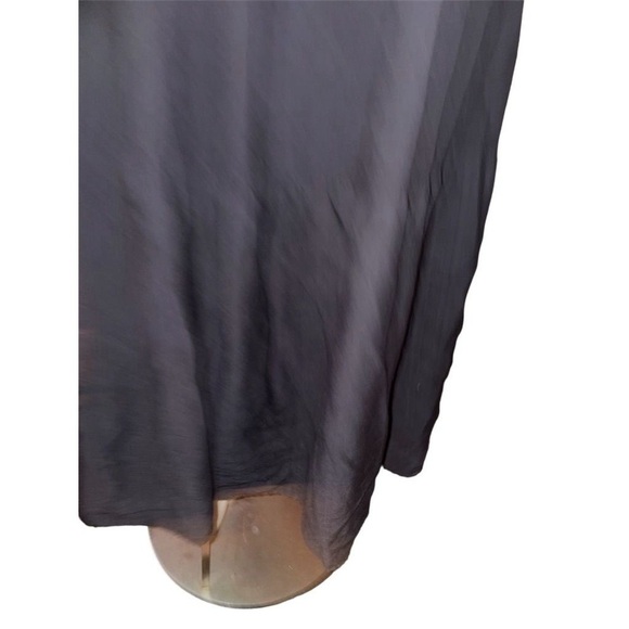 ANTHROPOLOGY MOON RIVER PUFF SLEEVE BACK CUTOUT SMOCKED WAIST MIDI DRESS SMALL - Picture 12 of 16